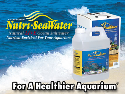For Better Fish Water Quality Use Nutri-SeaWater®